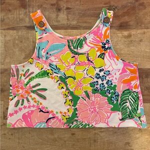 Lilly Pulitzer Multicolor Floral GIRLS Top